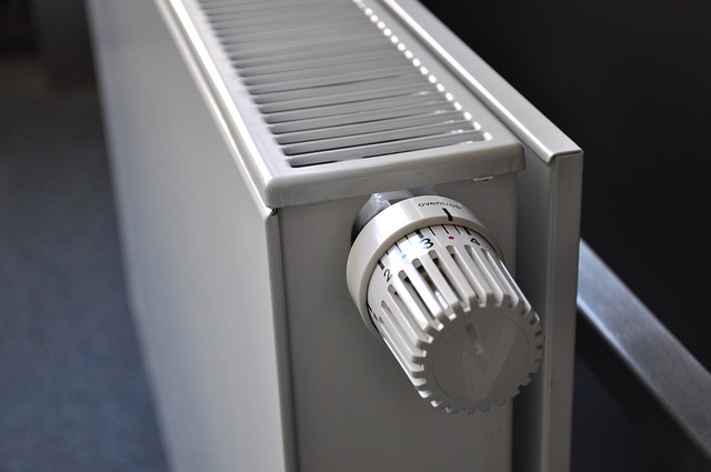 zapnutý radiátor
